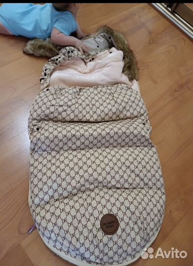 Зимний конверт в коляску