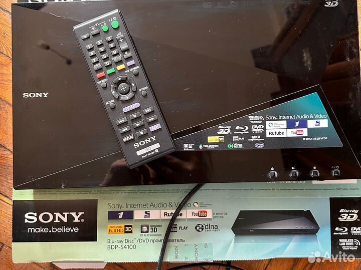 Sony BDP-S4100 Full HD Blu-ray DVD-плеер