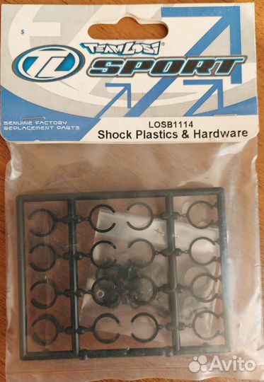 Ремкомплект аммортизаторов Losi mini-t, losb1114