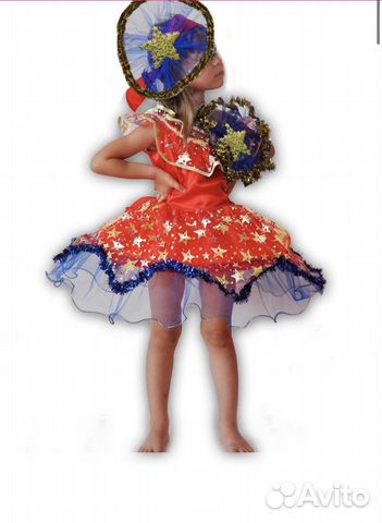 Новогодний костюм для девочки Звездочка