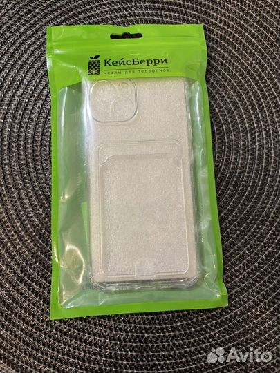 Чехол на Айфон 15 с карманом