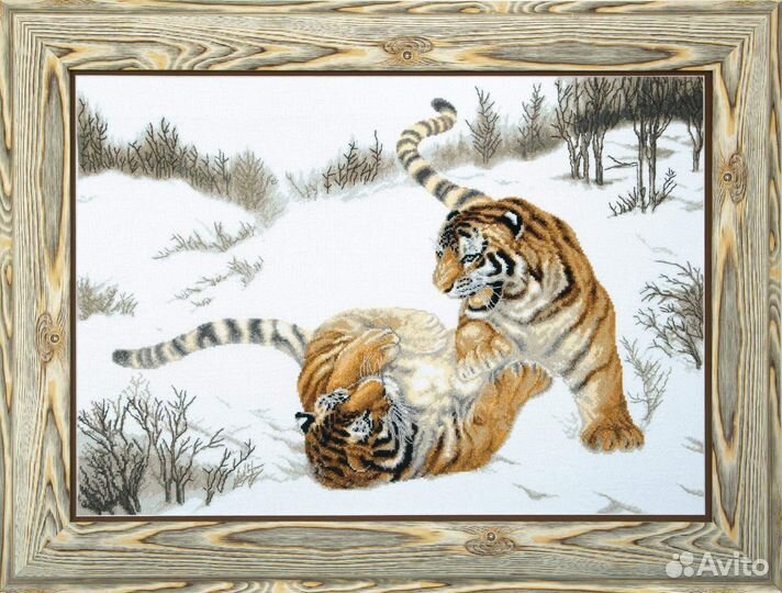 Картина вышитая крестом ручная работа