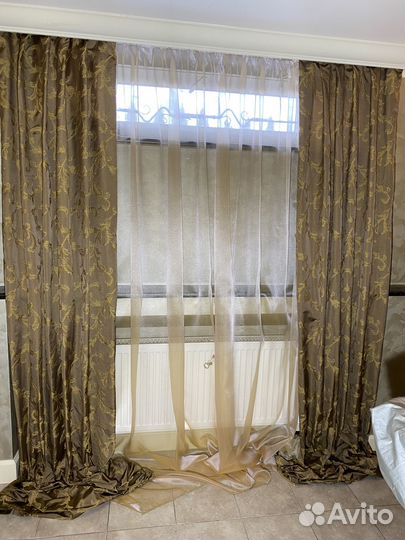Готовый комплект штор