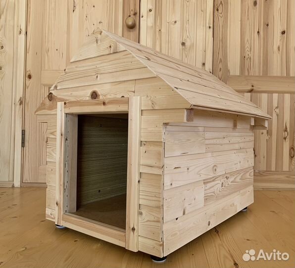 Будка для собаки из дерева ручной работы