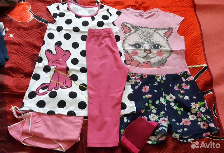 Одежда для девочки на лето р.134-146