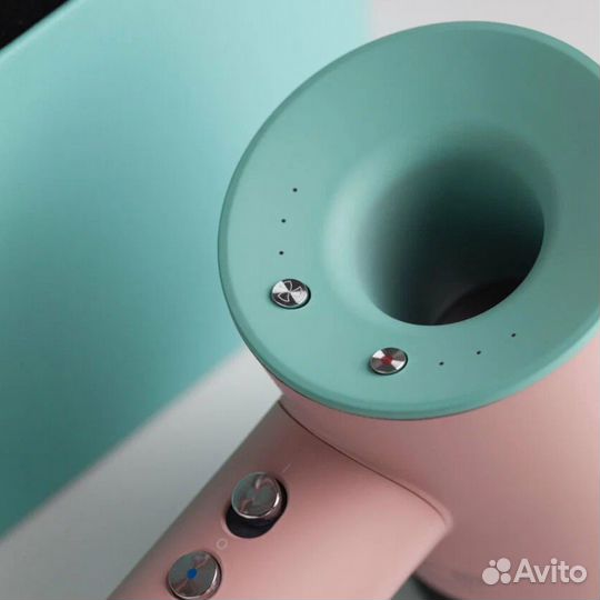 Фен Dyson Supersonic HD15 (Ceramic Pop) с кожаным