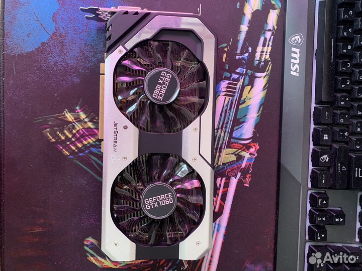 Видеокарта Palit geforcegtx 1060SuperJetStream3GB