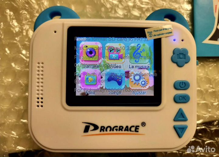 Детский фотоаппарат моментальной печати