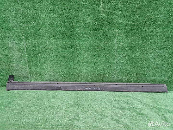 Накладка на порог hyundai santa fe 4