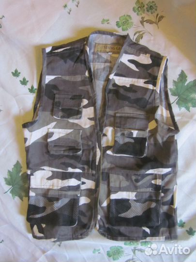 Жилет подростка камуфляж 