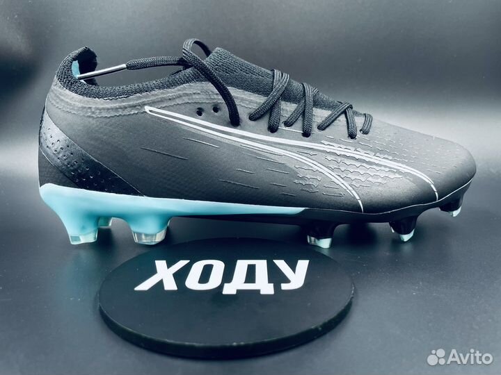 Бутсы Puma Ultra black blue 39-45