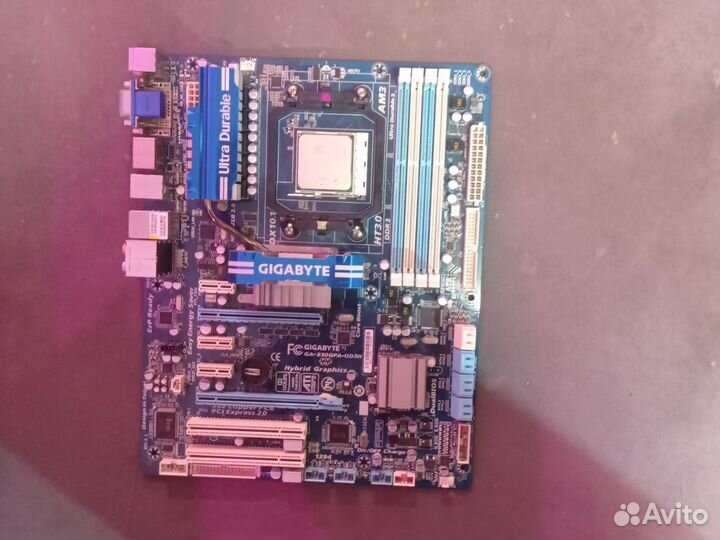 Материнская плата с процессором