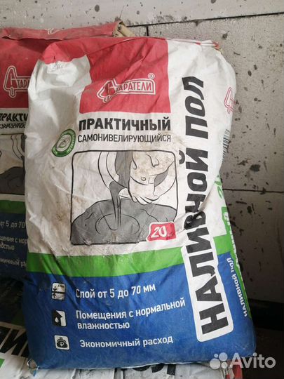 Наливной пол, плиточный клей