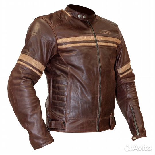 Мотокуртка MCP Hemet кожа brown