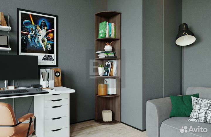 Полка угловая новая