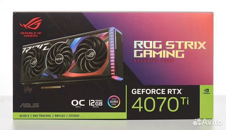 Asus GeForce RTX 4070 Ti ROG Strix usa