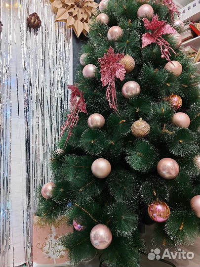 Елочные украшения Шар 8 см (+/60шт), пакетом