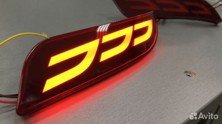 Катафот бампера Приора LED