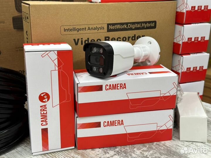 Готовый комплект AHD видеонаблюдения 8 камер 5MP