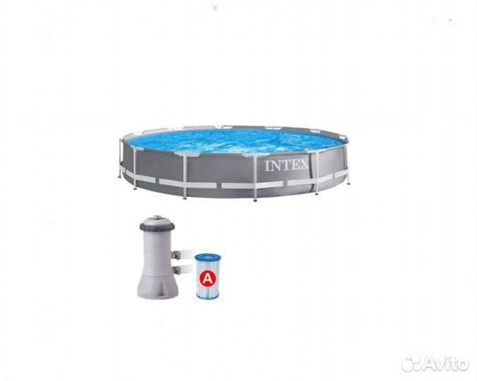 Каркасный бассейн круглый