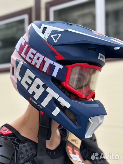 Мотошлем эндуро с маской Leatt 3.5