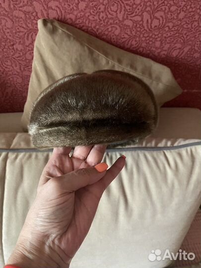 Шапка мужская, мех Нерпа