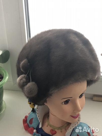 Норковый берет