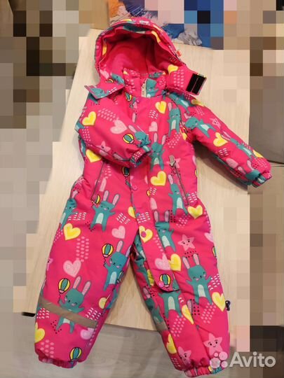 Зимний комбинезон для девочки 98