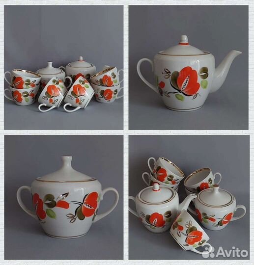 Сервиз чайный времен СССР, попредметно, на добор