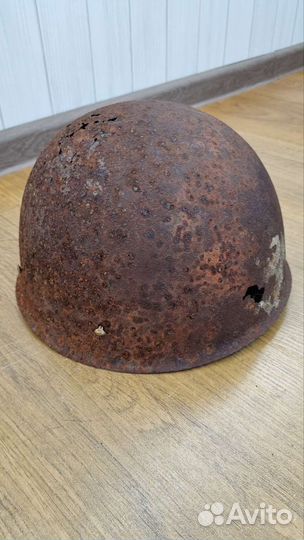 Каска Финская Стальной шлем М-40 Вяртсиля