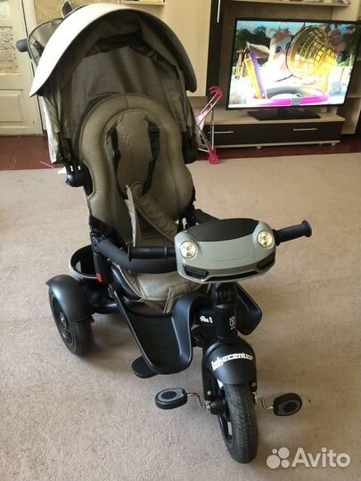 Детский велосипед с ручкой