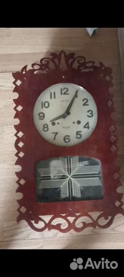 Старинные Часы настенные механические seiko с боем