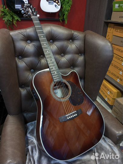 Гитара Cort массив с подключением