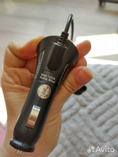 Зарядка от прикуривателя miniusb