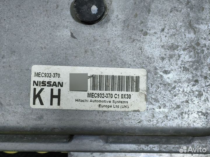 Замок зажигания со вставками (к-кт) Nissan Qashqai/Qashqai+2