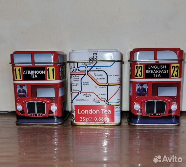 Чайная жестяная мини банка “London Tea”