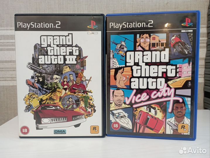 GTA Grand Theft Auto PS2 Лицензия PAL