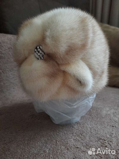 Берет женский норковый