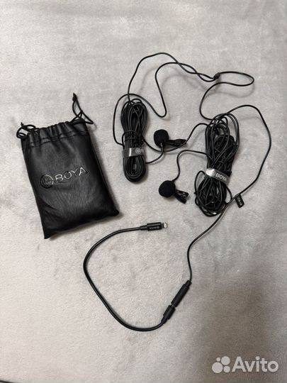 Микрофон петличный Boya BY-M2D