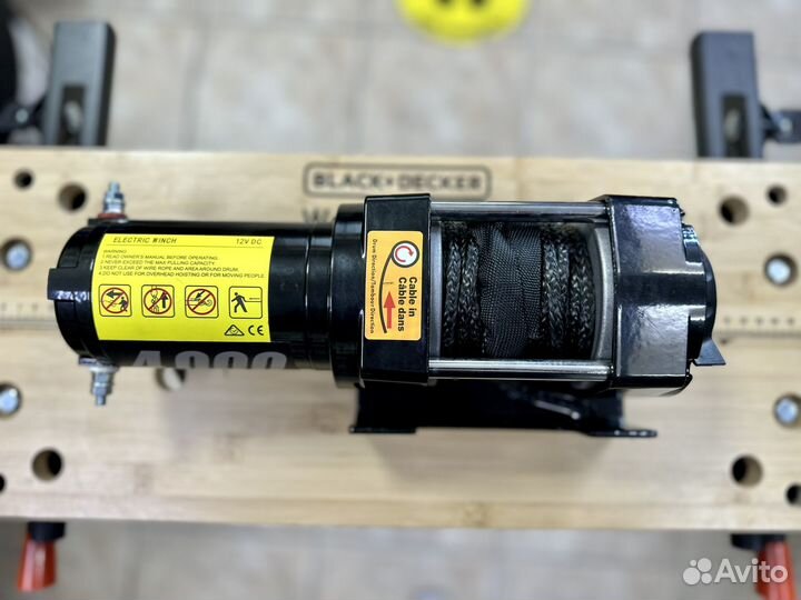 Лебедка для квадроцикла Pro&Top 12V 4000 Lbs