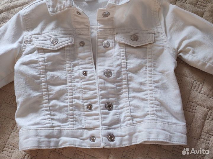 Джинсовая куртка для девочки 80 86