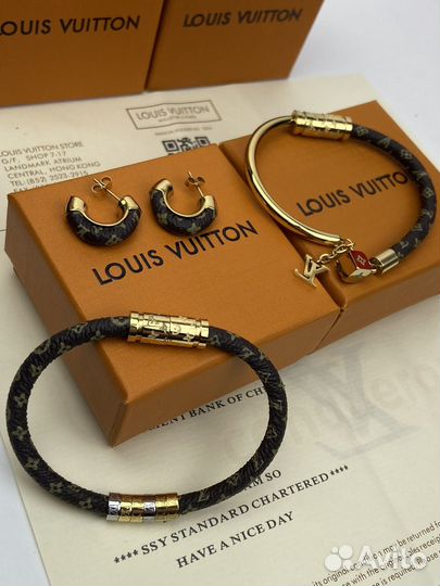 Серьги, браслет Louis Vuitton новая кол. 2024
