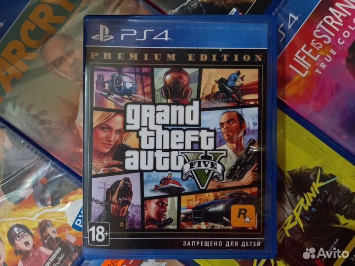 PS4 Grand Theft Auto V (GTA 5) б/у