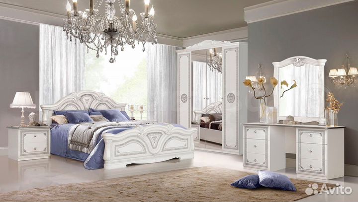 Спальня белая