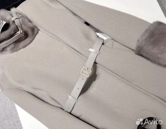 Пальто из кашемира с норкой Loro Piana FAL2354