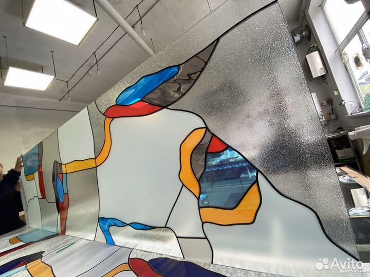 Витражи художественные, тиффани, фьюзинг, пленка