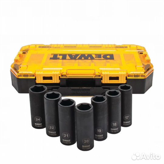 Набор торцевых головок dewalt dwmt74737