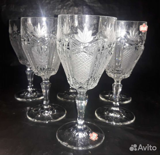 Бокалы Kristal Zajecar.Югославия