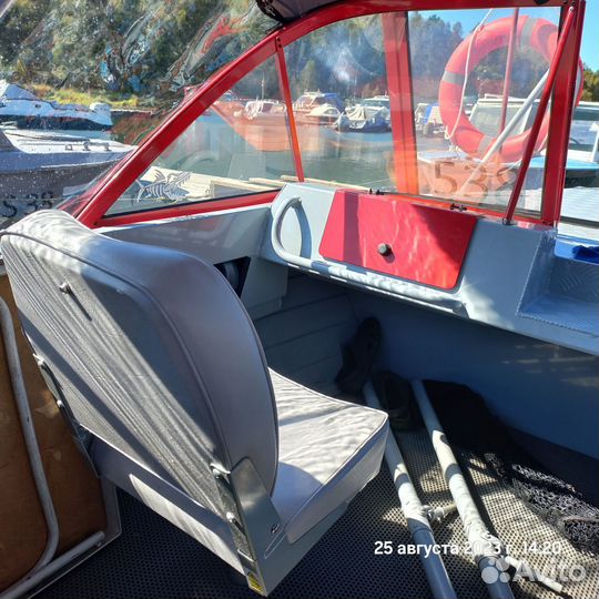 Neman 450 с мотором Suzuki df50a и прицепом