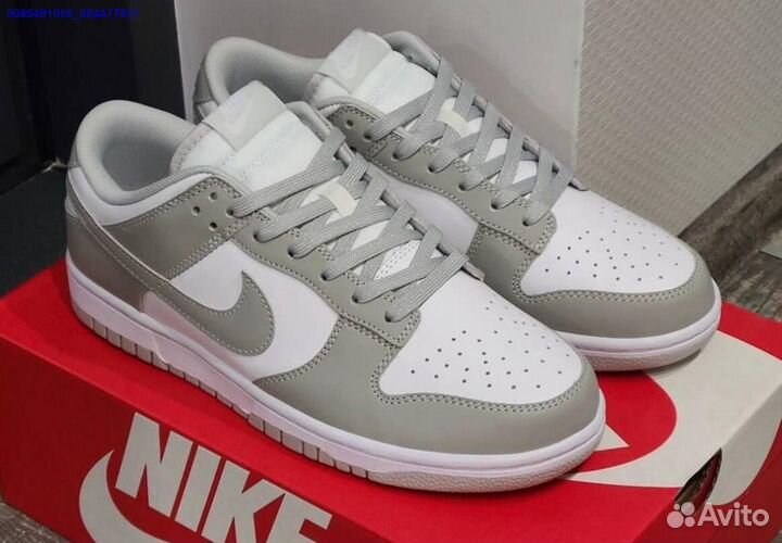 Кроссовки Nike Dunk Low Grey Fog Оригинал
